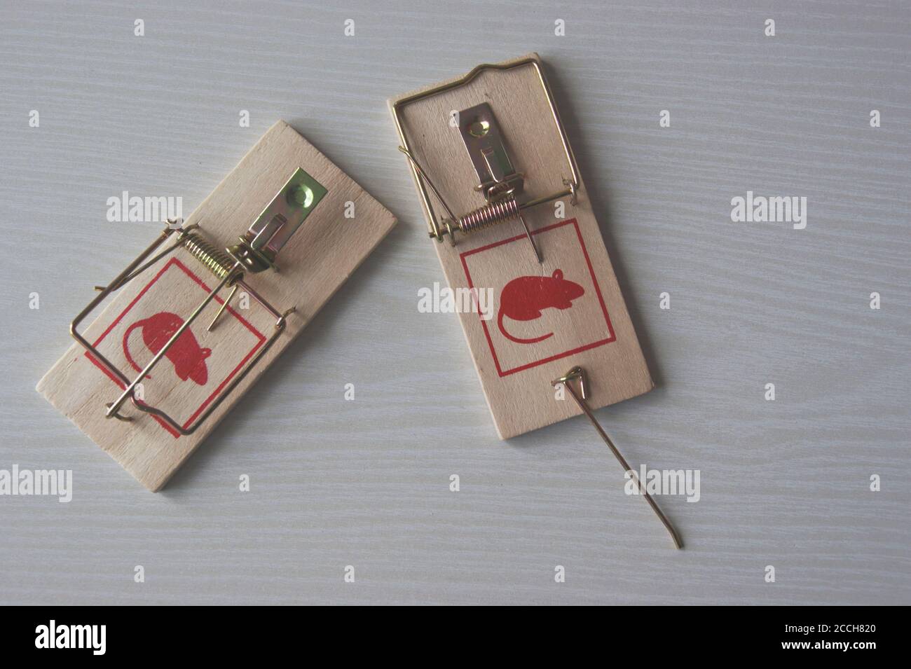 Mausefalle Stock Photo