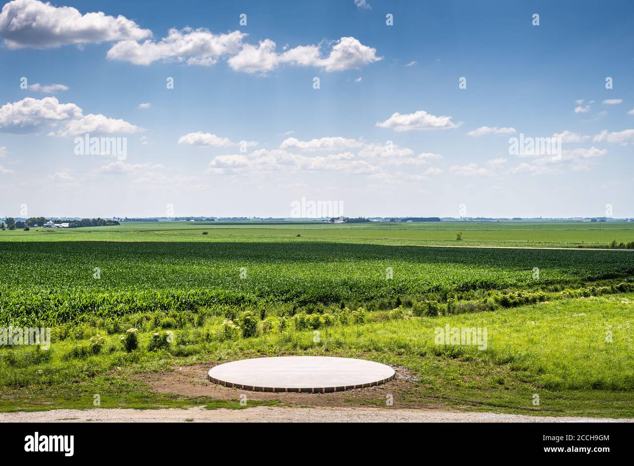Corn fields in rural Iowa Stock Photo Alamy