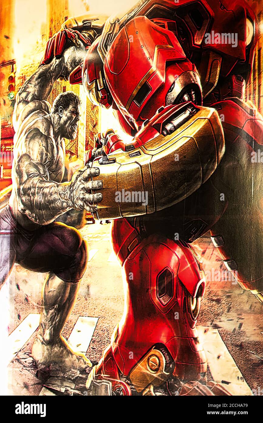 Iron man hulkbuster hi-res stock photography and images - Alamy