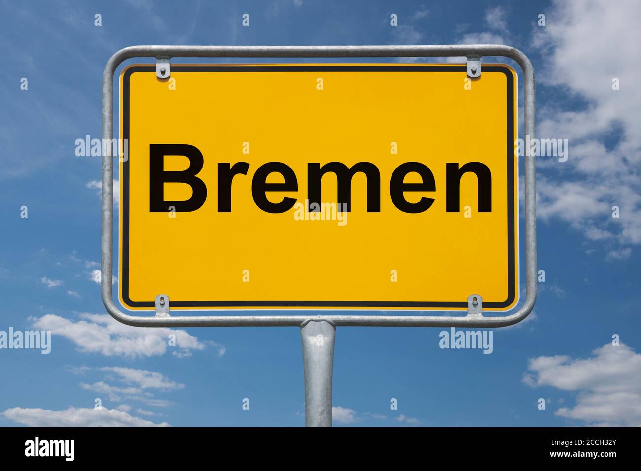 Ortstafel Bremen, Deutschland | Place name sign Bremen, Germany, Europe Stock Photo