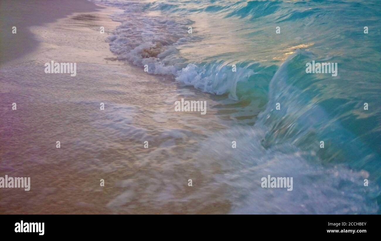 Beautiful sea waves rolling on hi-res stock photography and images - Alamy