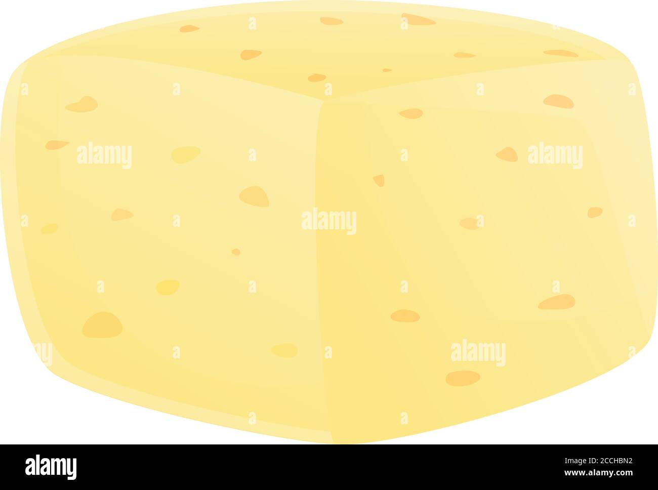 Gouda cheese icon. Cartoon of gouda cheese vector icon for web design