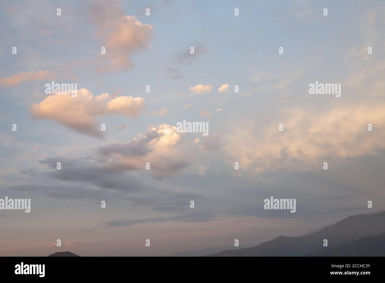 beautiful views of twilight in the mountains of asia Stock Photo - Alamy