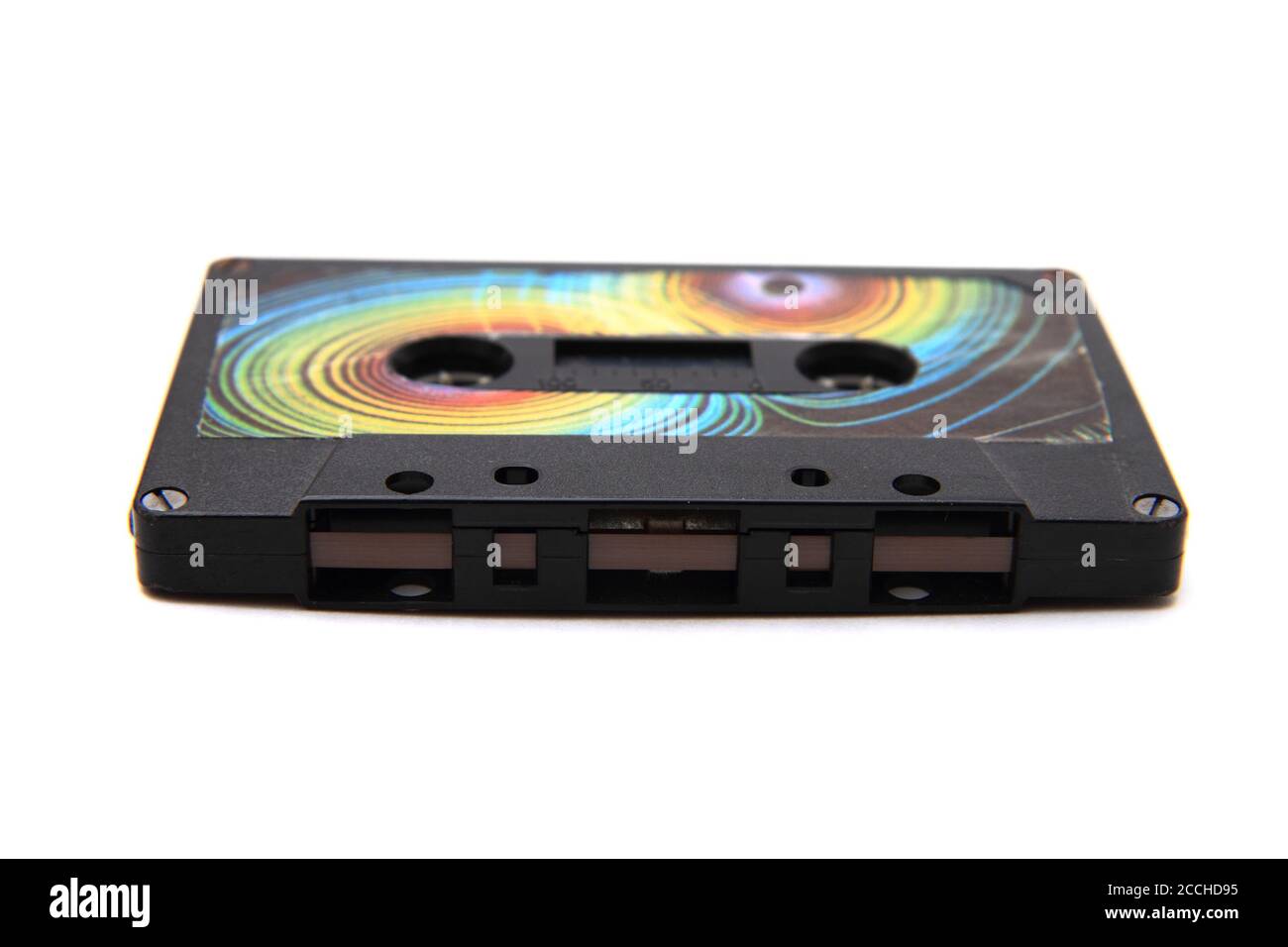 old audio cassette isolated on the white background Stock Photo - Alamy