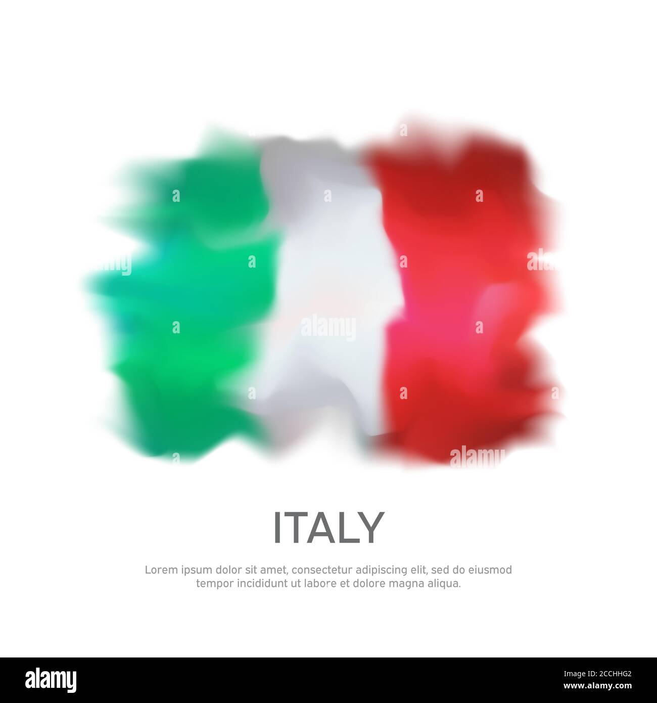 Abstract Italy flag for national holiday creative poster design. Italian  flag on a white background. Banner design. Graphic abstract background.  Natio Stock Vector Image & Art - Alamy