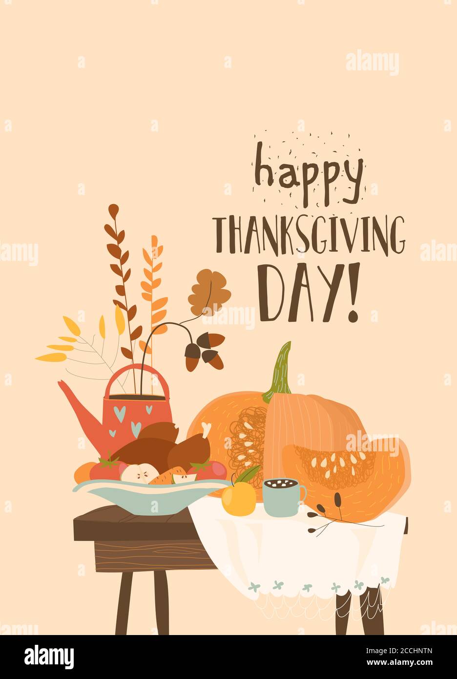 Vector elements thanksgiving day hi-res stock photography and images ...