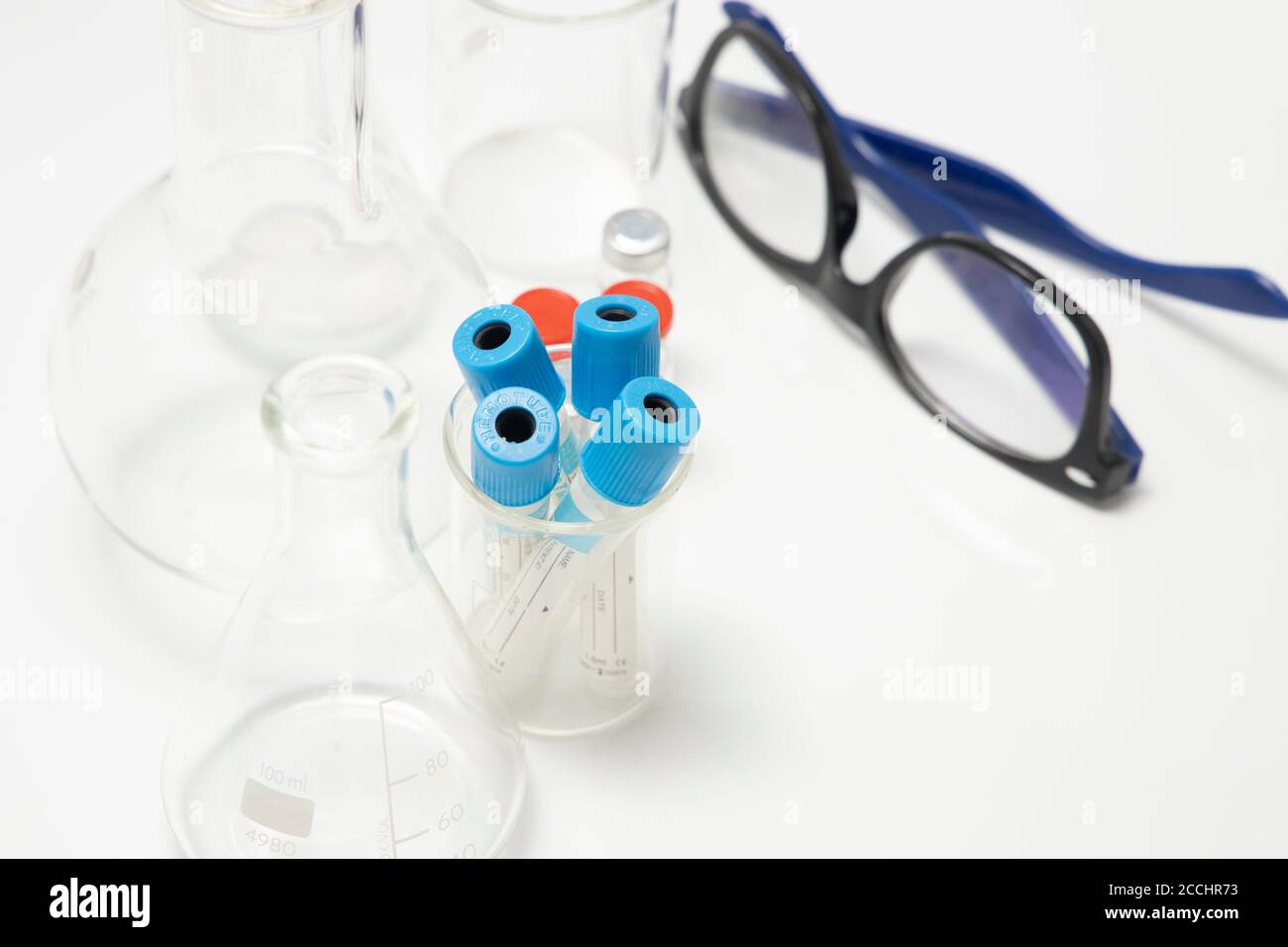Medical Series - Stethoscope on a white background Stock Photo - Alamy