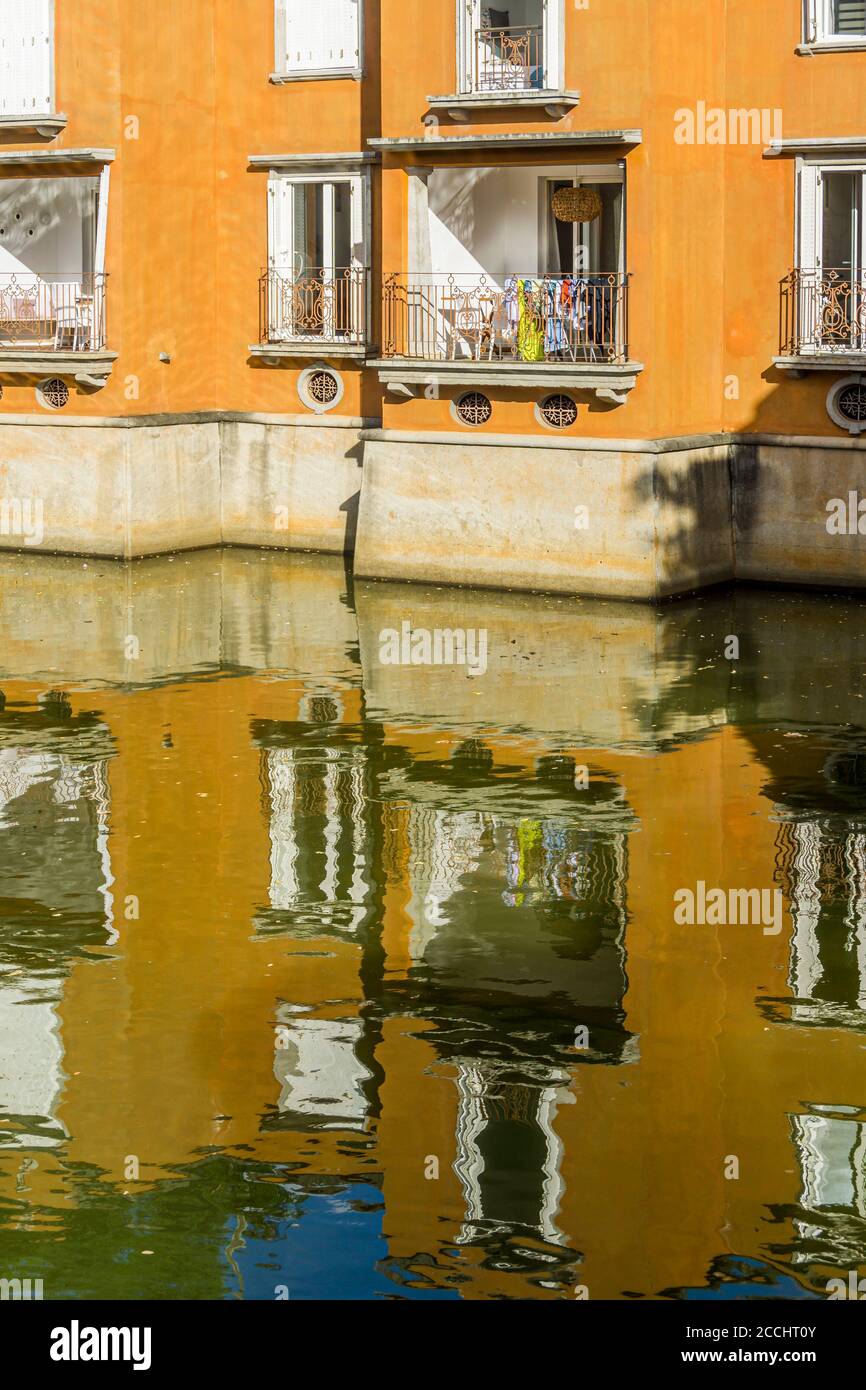 Baie du Tombeau, Mauritius, May 2017 Apartment building and