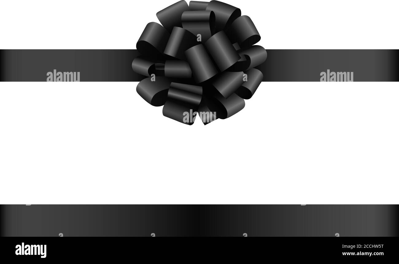 Black ribbon Stock Vector Images - Alamy
