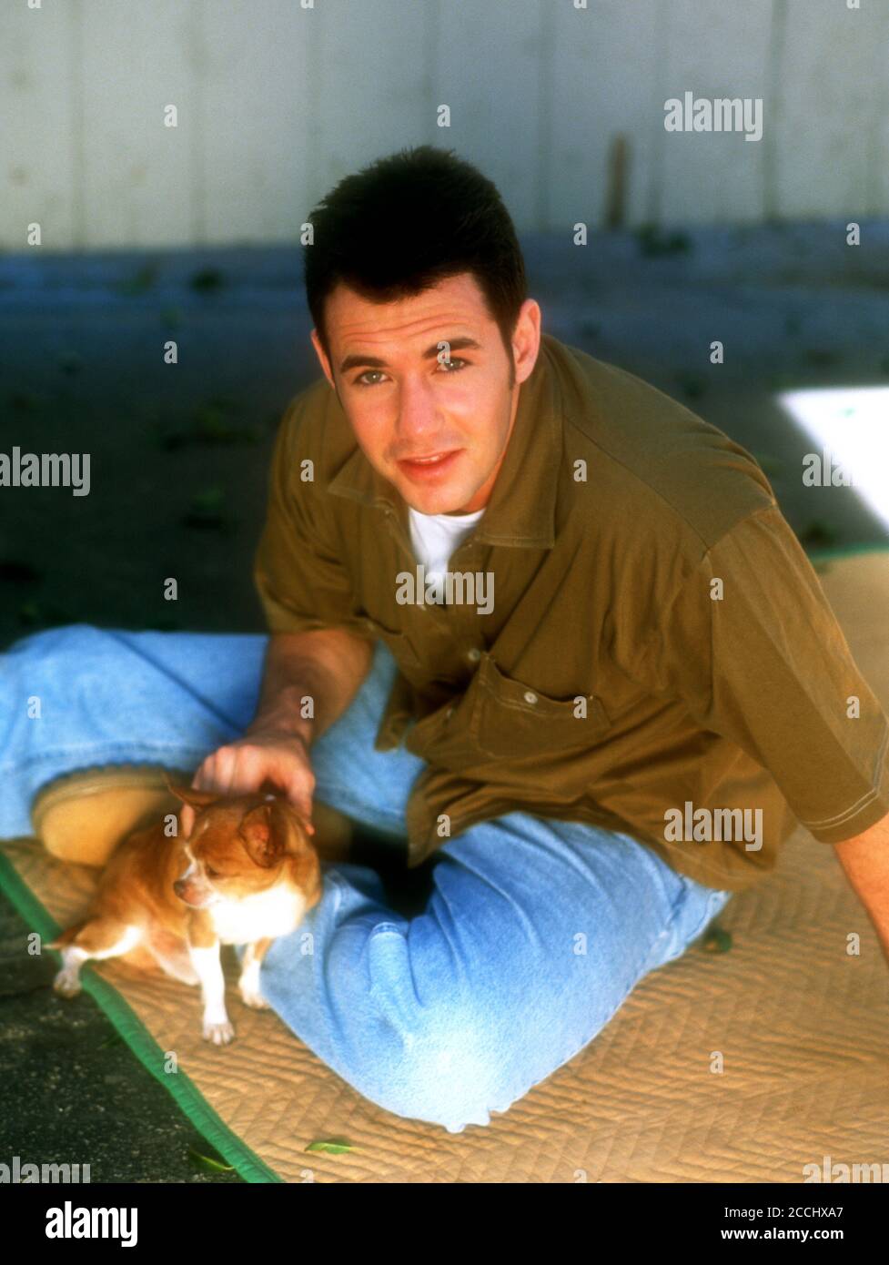 Los Angeles, California, USA 8th March 1996 (Exclusive) Actor Larry Sullivan poses at a photo shoot on March 8, 1996 in Los Angeles, California, USA. Photo by Barry King/Alamy Stock Photo Stock Photo