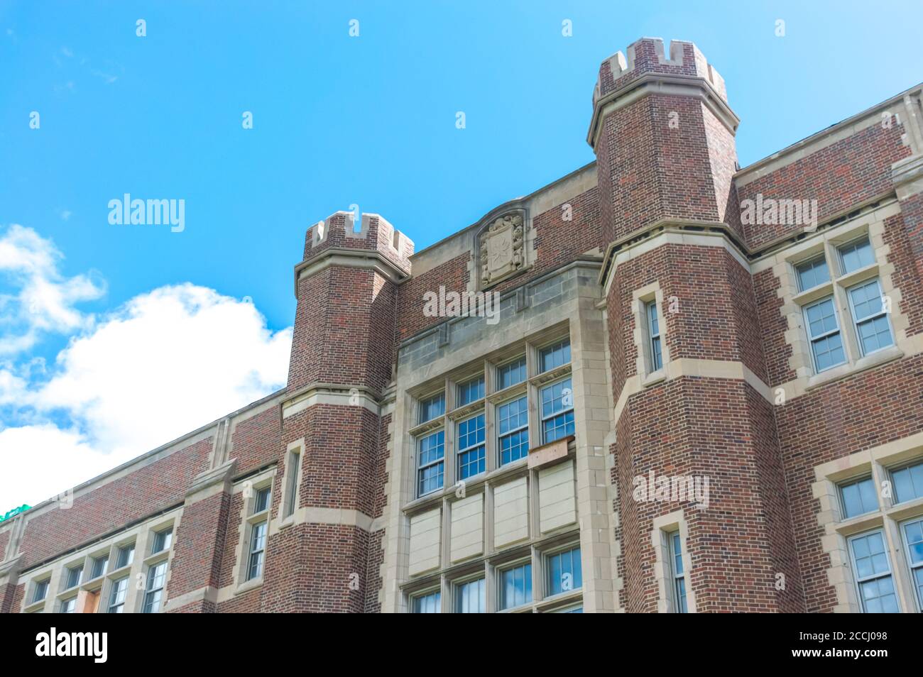 Westmount Park Elementary School building, Montreal, Canada Stock Photo