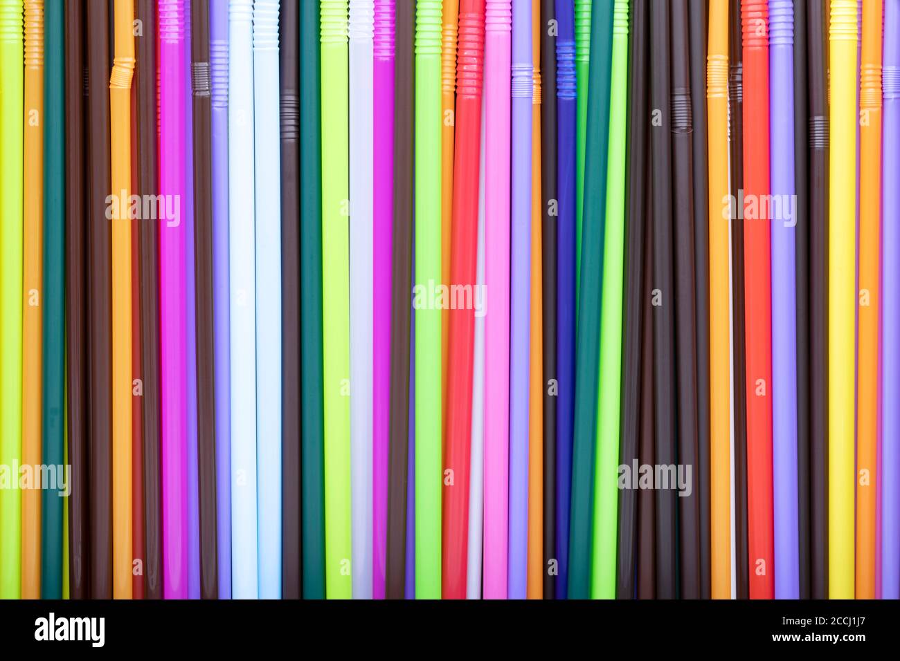 Colorful drinking straws isolated on white background Stock Photo - Alamy