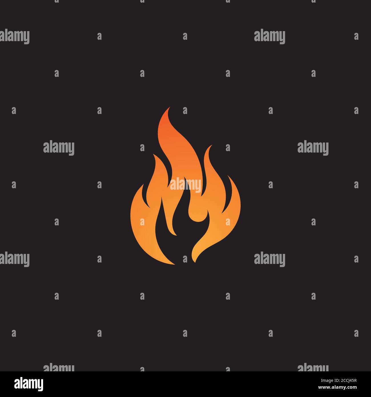 Fire flame vector illustration design template Stock Vector Image & Art ...