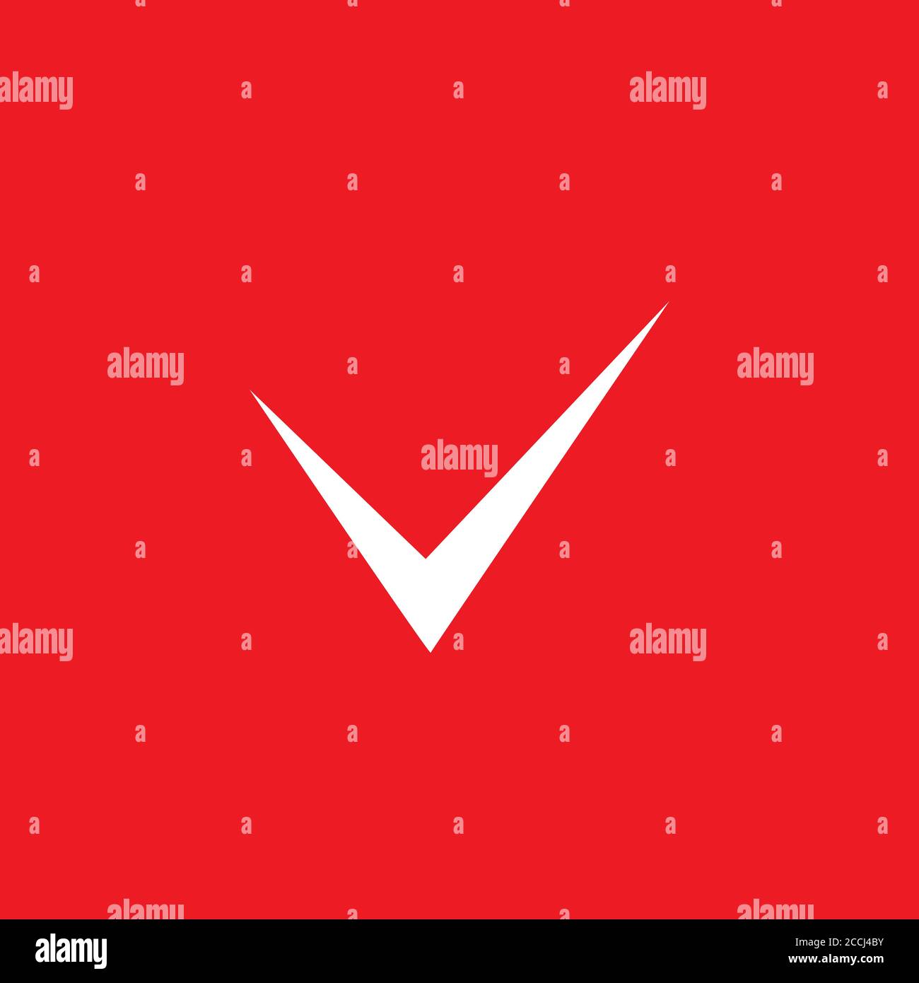 check V mark logo vector template Stock Vector Image & Art - Alamy