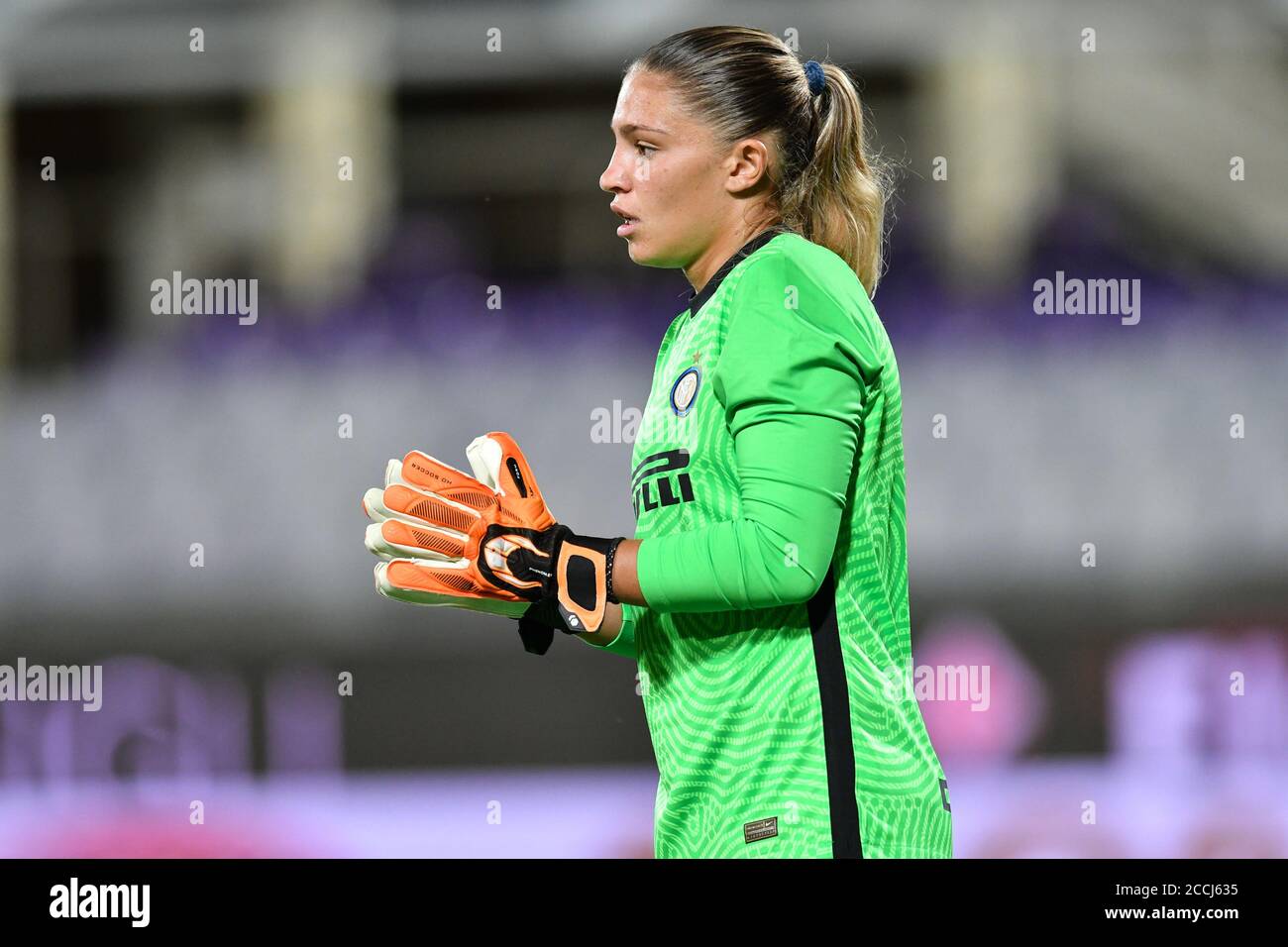 Fiorentina Femminile players celebrate the goal during ACF Fiorentina  femminile vs Inter, Italian Soccer Serie A Women Championship, Florence,  Italy Stock Photo - Alamy