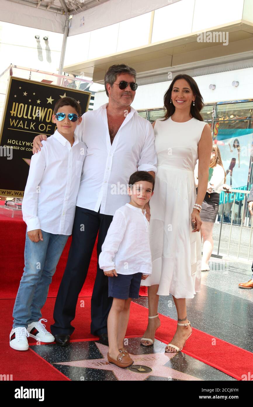 Adam silverman simon cowell eric cowell lauren silverman hi-res stock ...