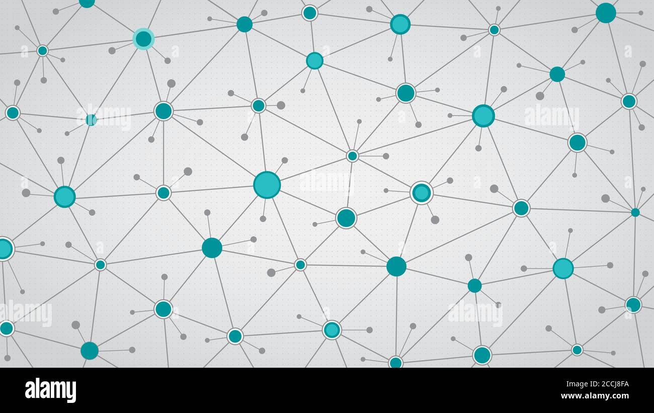 Network color communication background. Illustration of an abstract ...