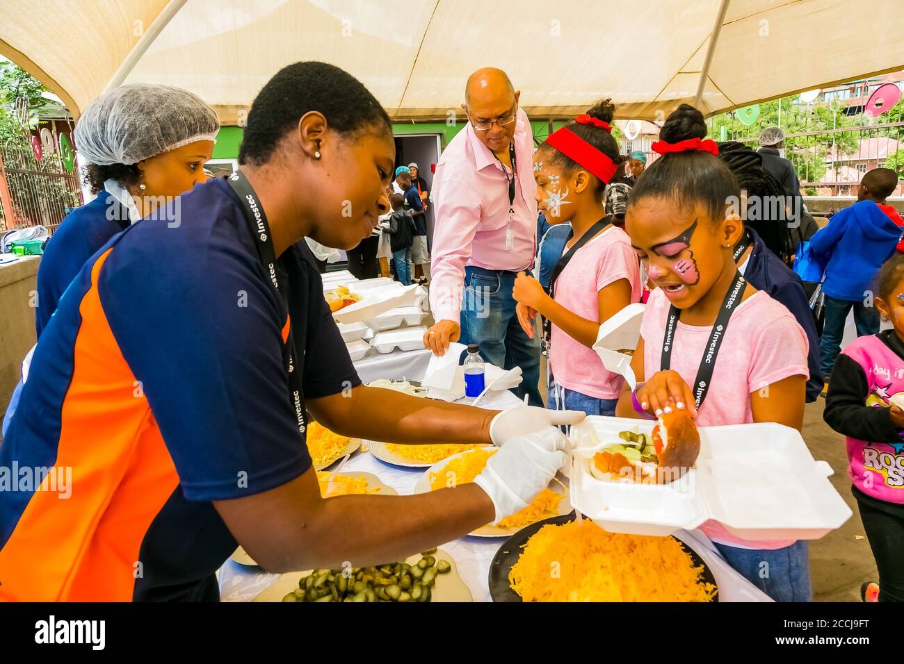 Johannesburg, South Africa March 24, 2018 Soup Kitchen community