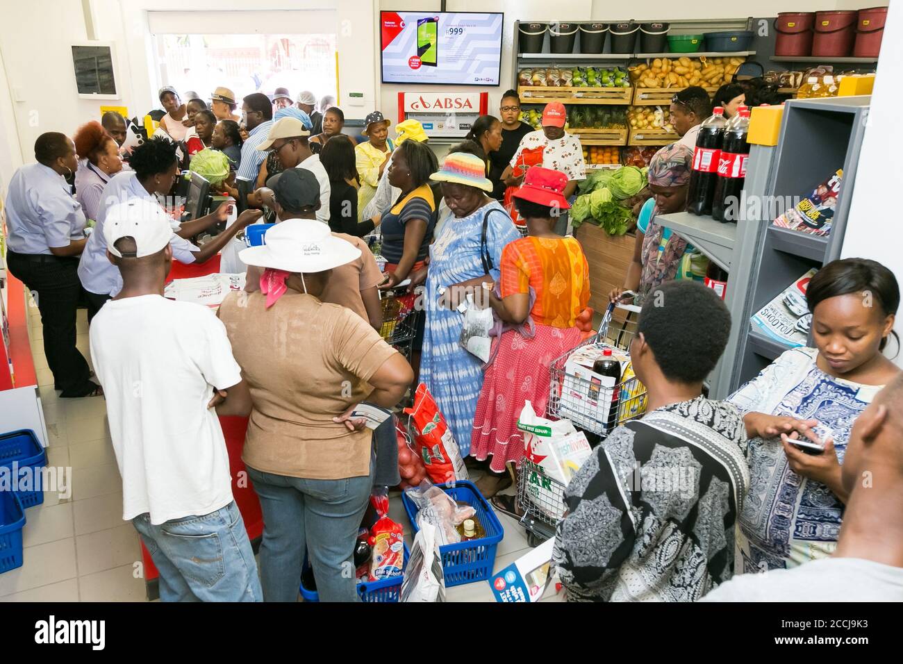 Johannesburg, South Africa October 27, 2016 African customers