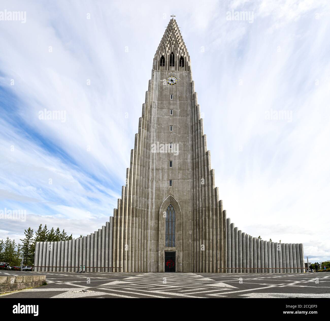 Reykjavik Church Stock Photo