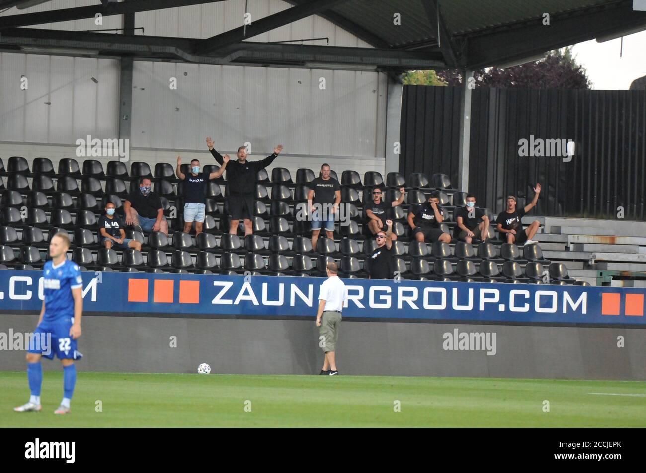 friendly match karlsruher sc and lask linz Stock Photo