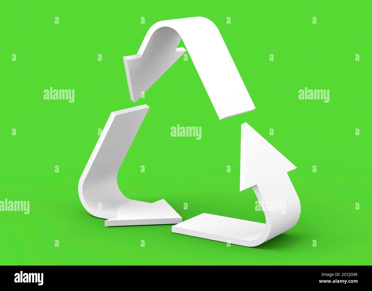 The Recycle Icon - 3D Stock Photo