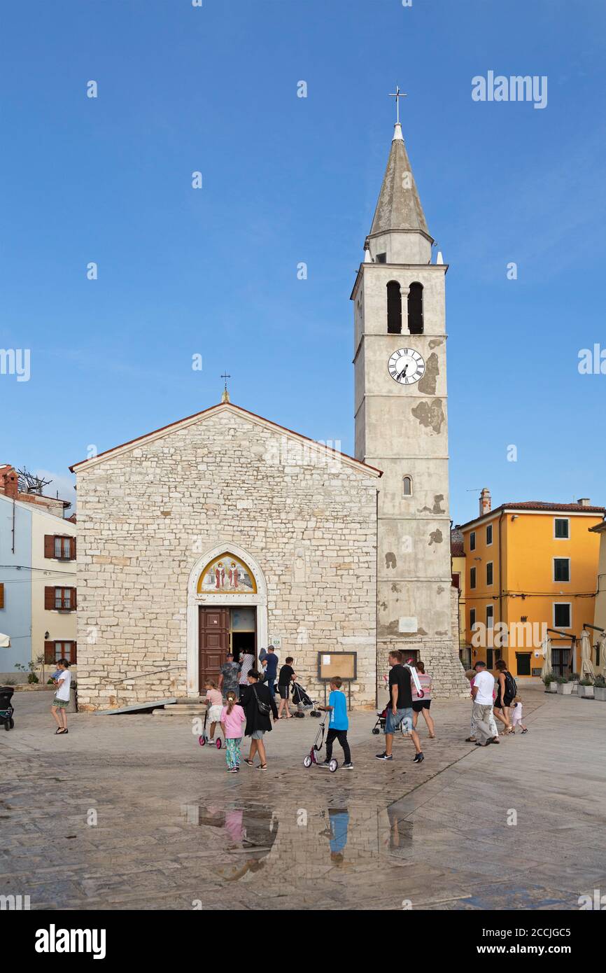 St Kosmas and Damian, Fazana, Istria, Croatia Stock Photo