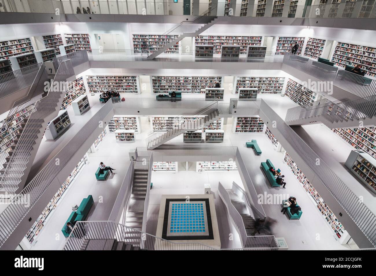 Stuttgart, Germany - Stuttgart Library (Stadtbiliothek Stuttgart) in ...