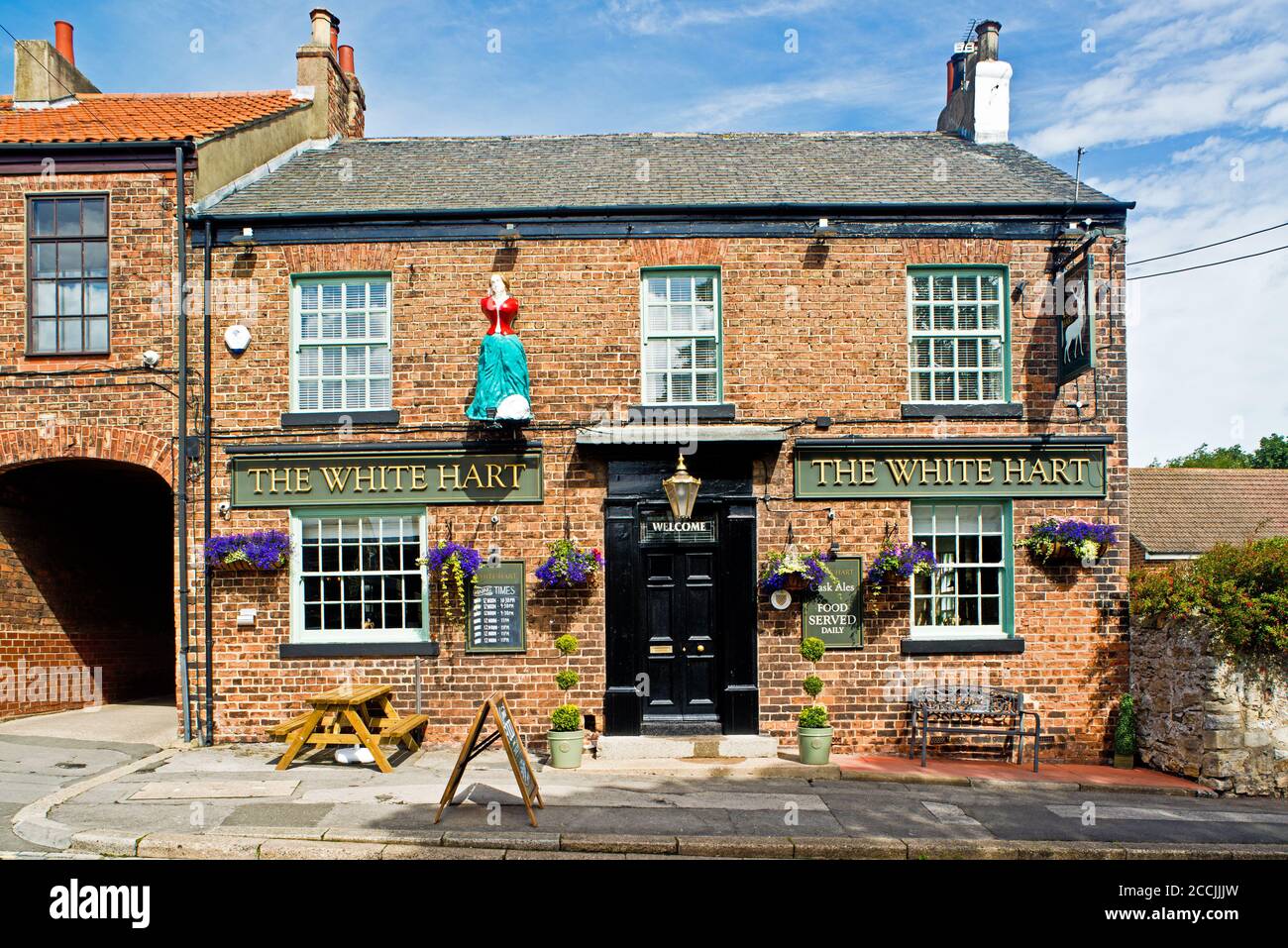 The White Hart Pub, Hart Village, Hartlepool, England Stock Photo Alamy