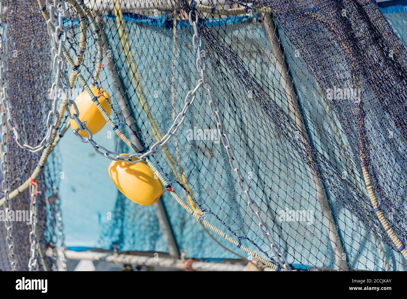 Fishing Nets Fish Traps On Drying Stock Photo 372181786
