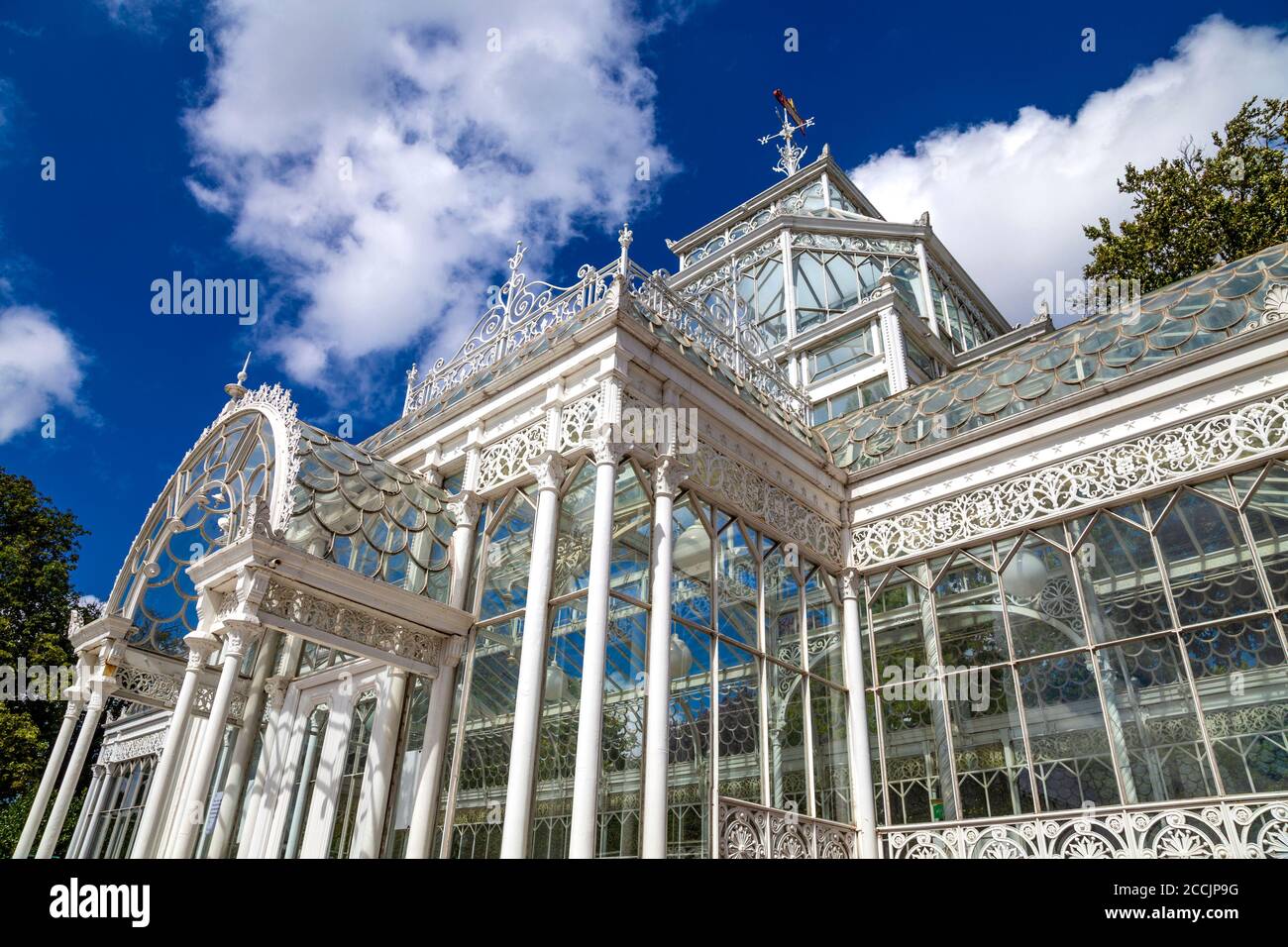 Victorian conservatory at Horniman Museum and Gardens, London, UK Stock Photo