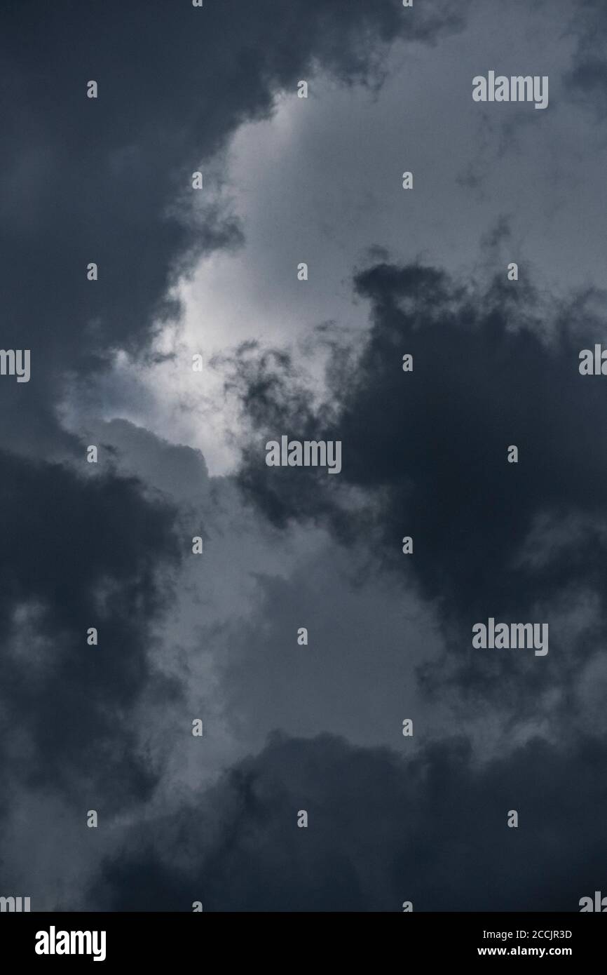 Storm clouds gather over the UK. Stock Photo