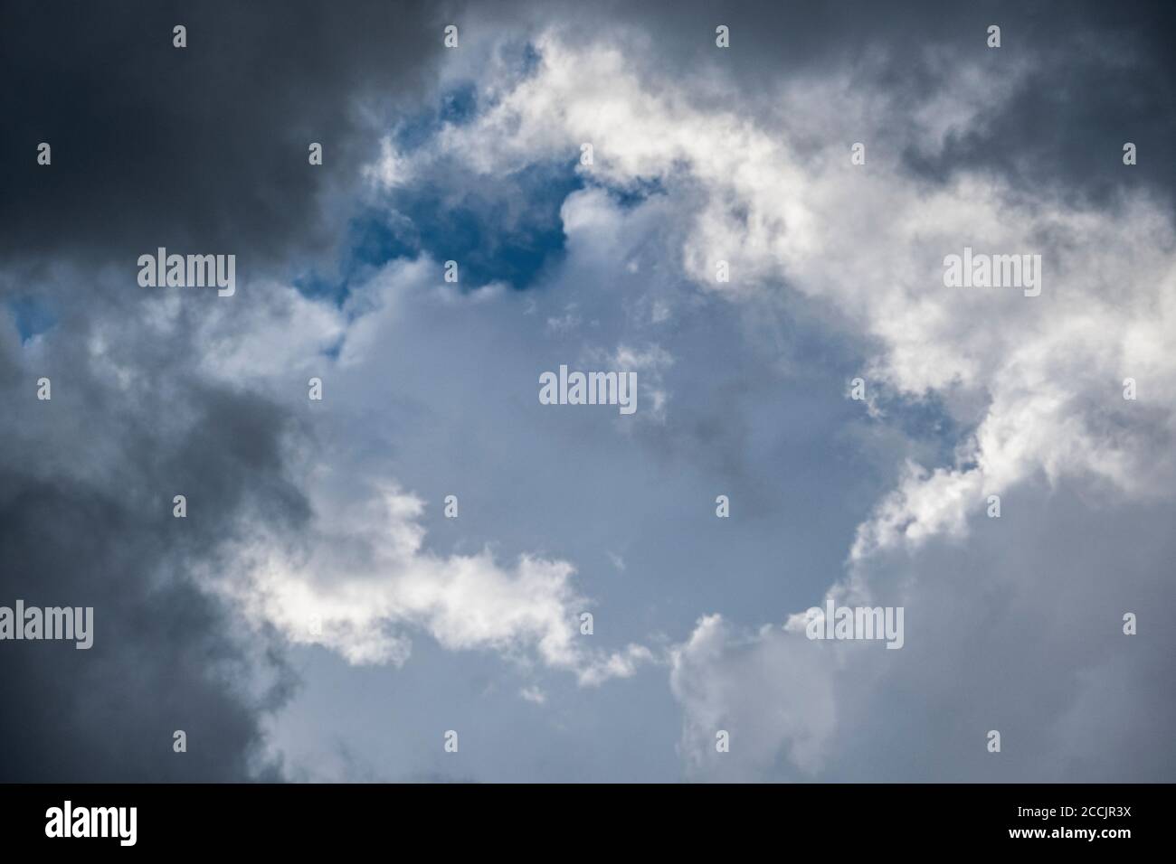 Storm clouds gather over the UK. Stock Photo
