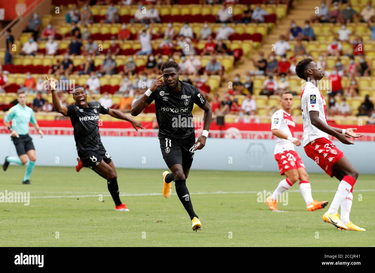 Soccer Football Ligue 1 As Monaco V Stade De Reims Stade Louis Ii Monaco August 23