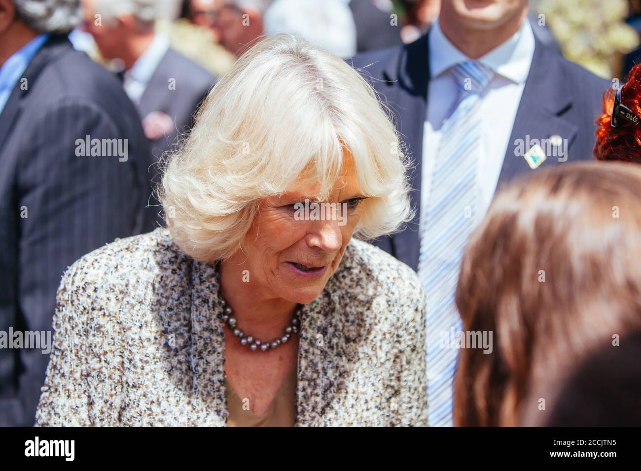 The Prince Of Wales And Duchess Of Cornwall Visit New Zealand Stock Photo