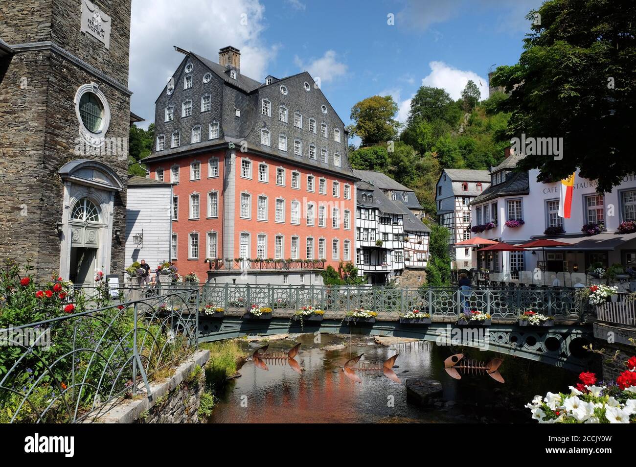 The Foundation Scheibler Museum Rotes Haus in the the pretty historic old town of Monschau