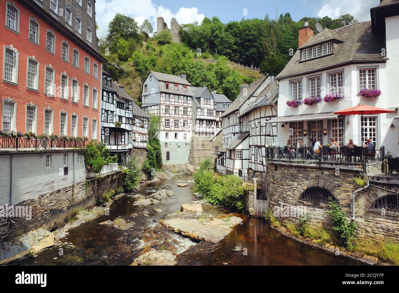 The Foundation Scheibler Museum Rotes Haus in the the pretty historic old town of Monschau