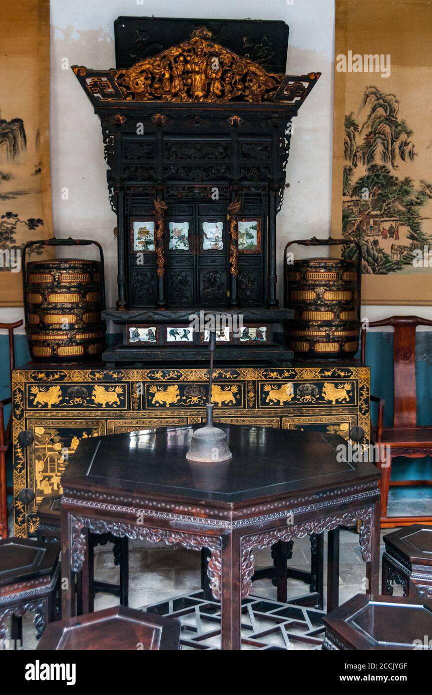 Guest room in the Ma Family Home one of the largest private houses in