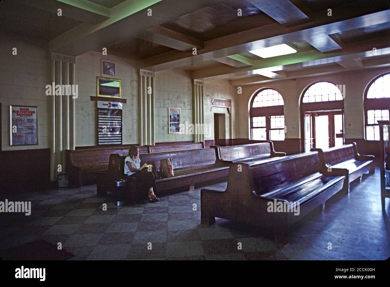 CHEYENNE AMTRAK UNION STATION, WYOMING, USA 1970s Stock Photo Alamy