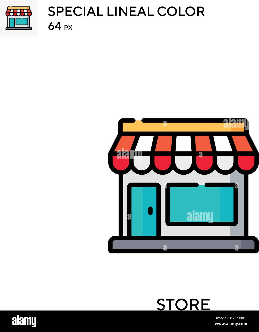 Store Special lineal color icon. Illustration symbol design template ...