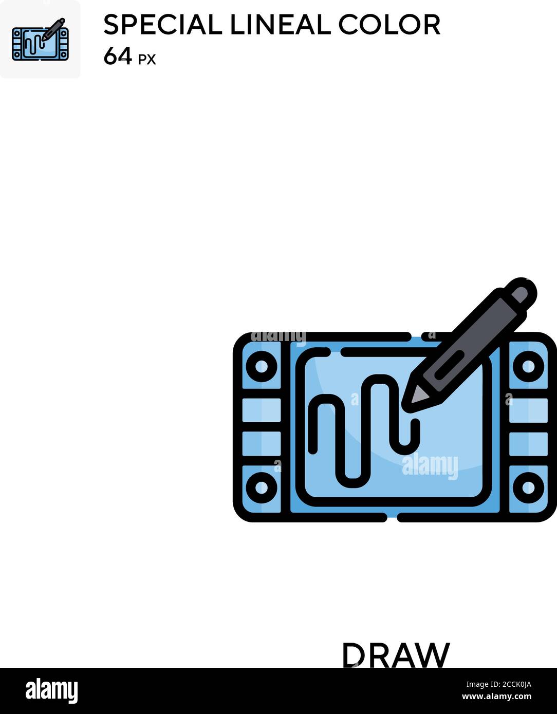 Draw Special lineal color icon. Illustration symbol design template for ...