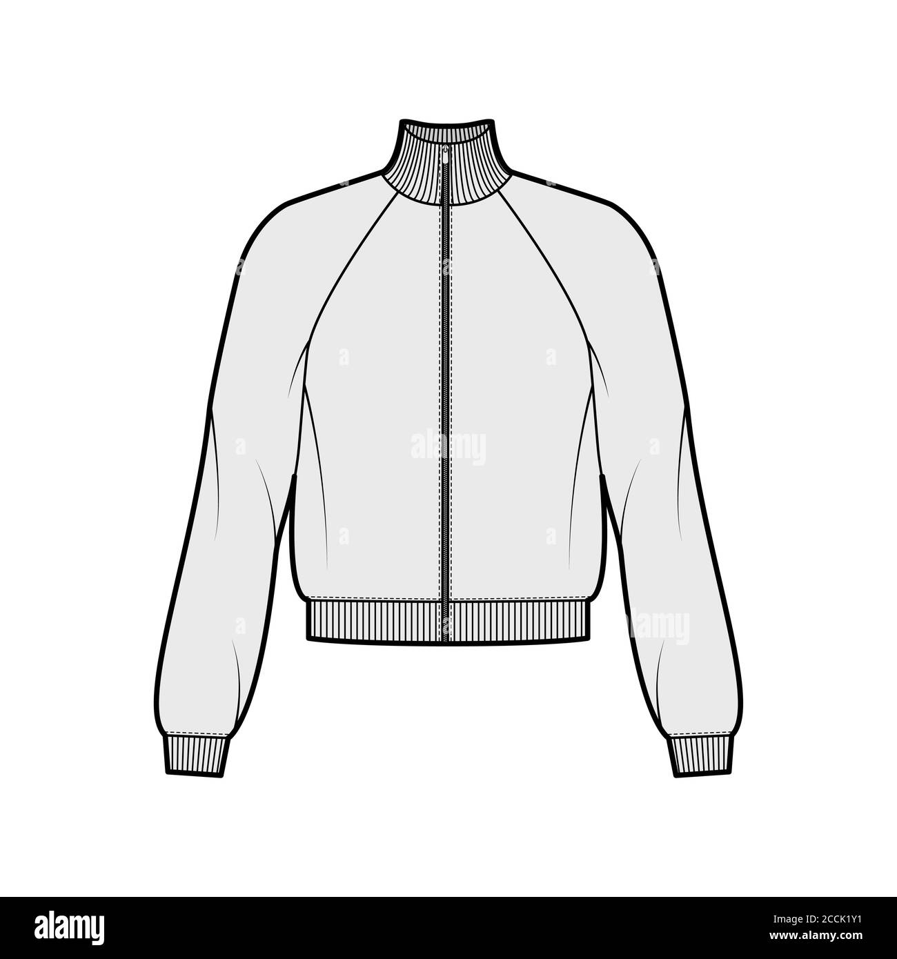 Womens zip top Cut Out Stock Images Pictures Alamy