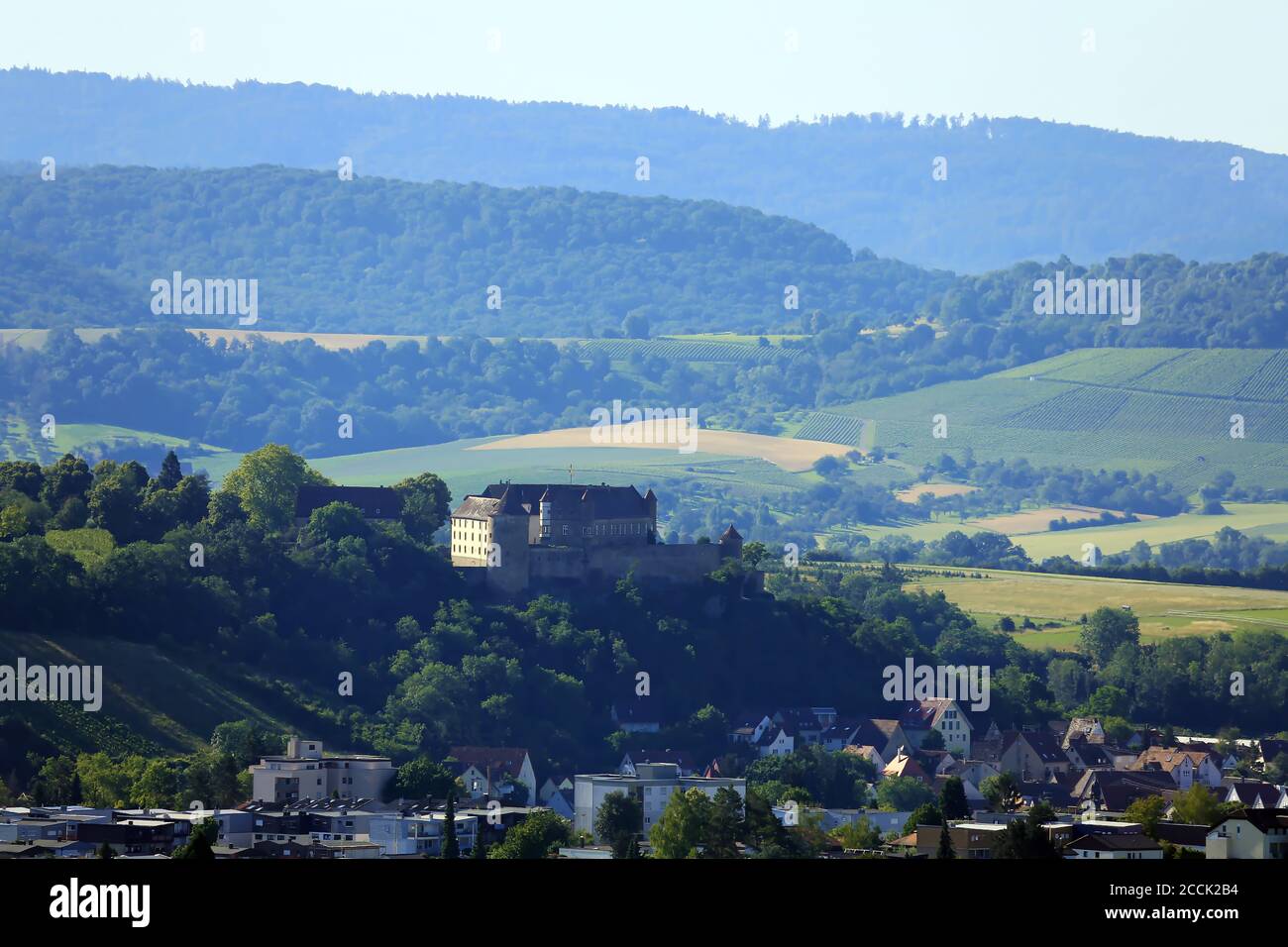 Schweinsbergturm is a sight of the city of Heilbronn Stock Photo