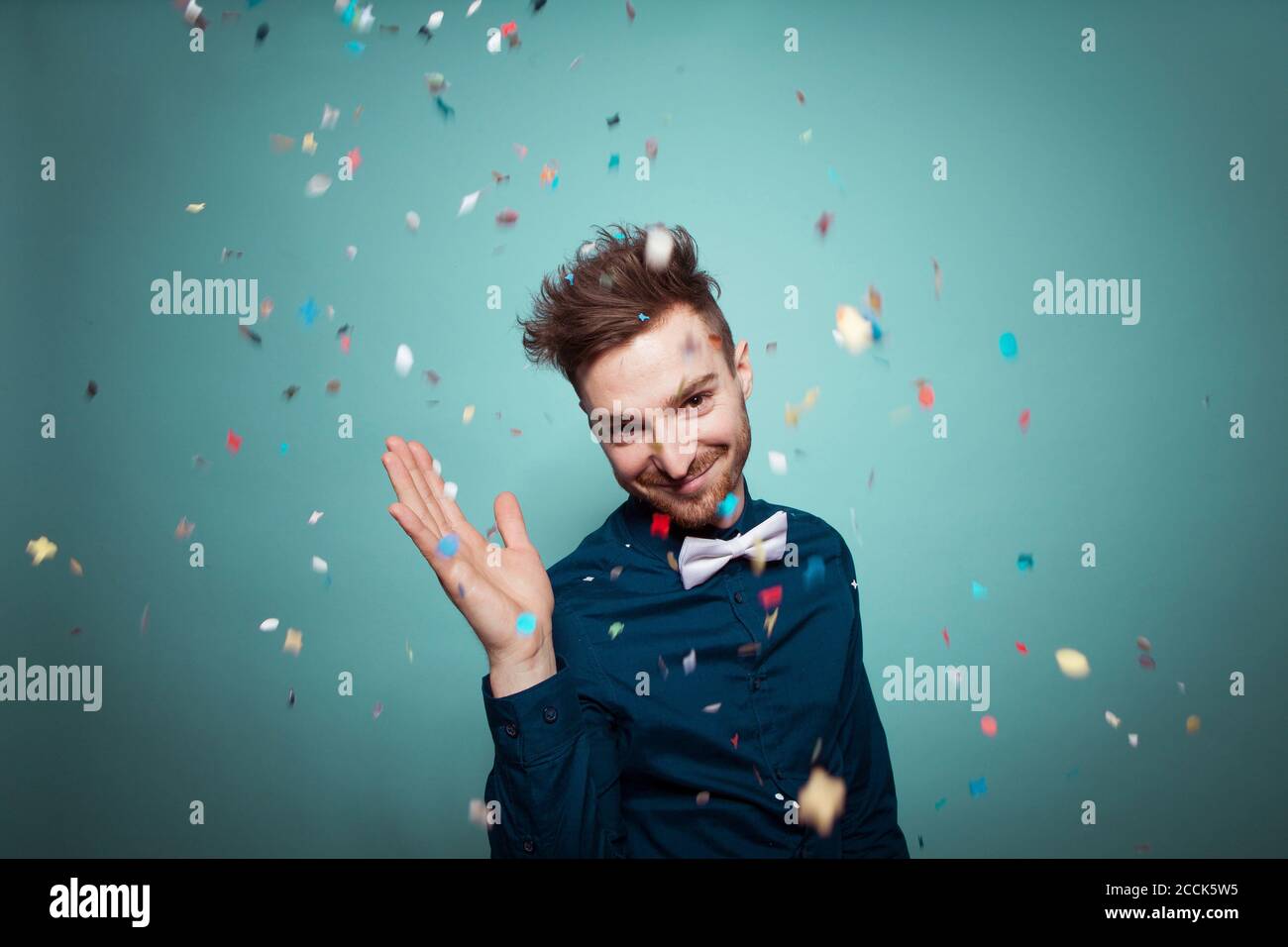 Hands Throwing Confetti