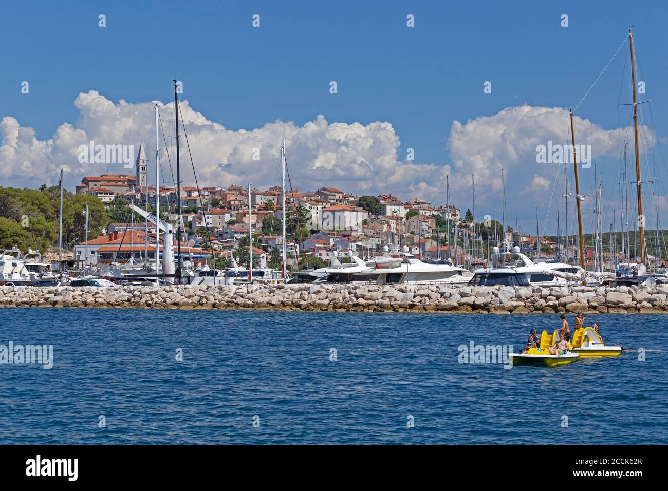 harbour, Vrsar, Istria, Croatia Stock Photo