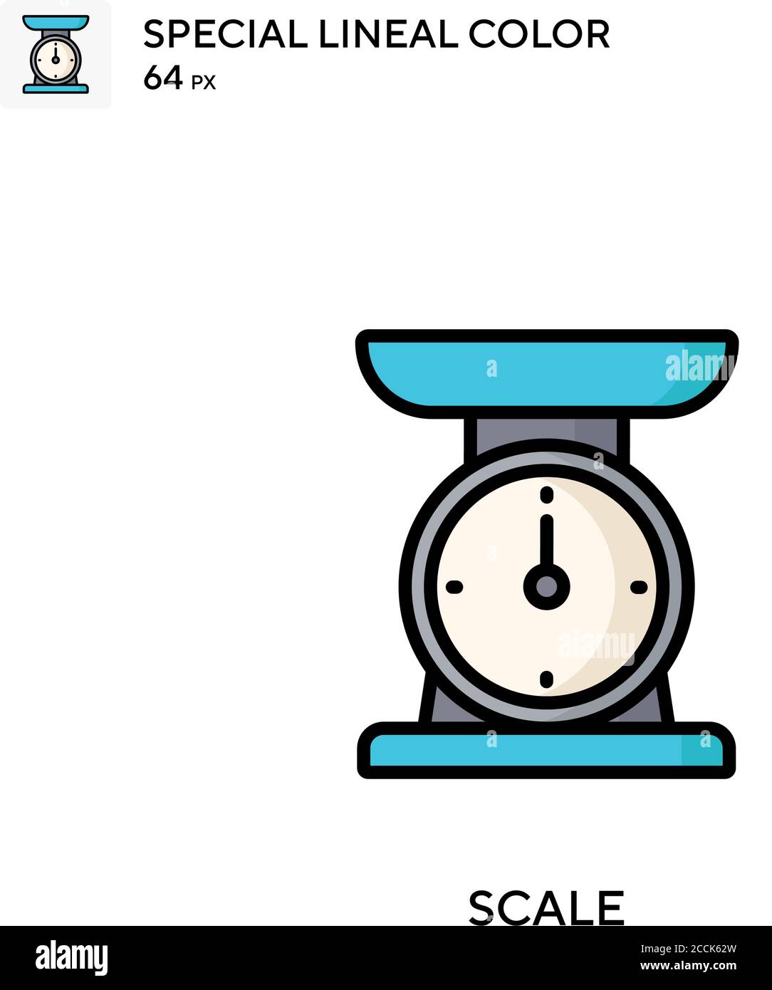 Scale Special lineal color icon. Illustration symbol design template ...