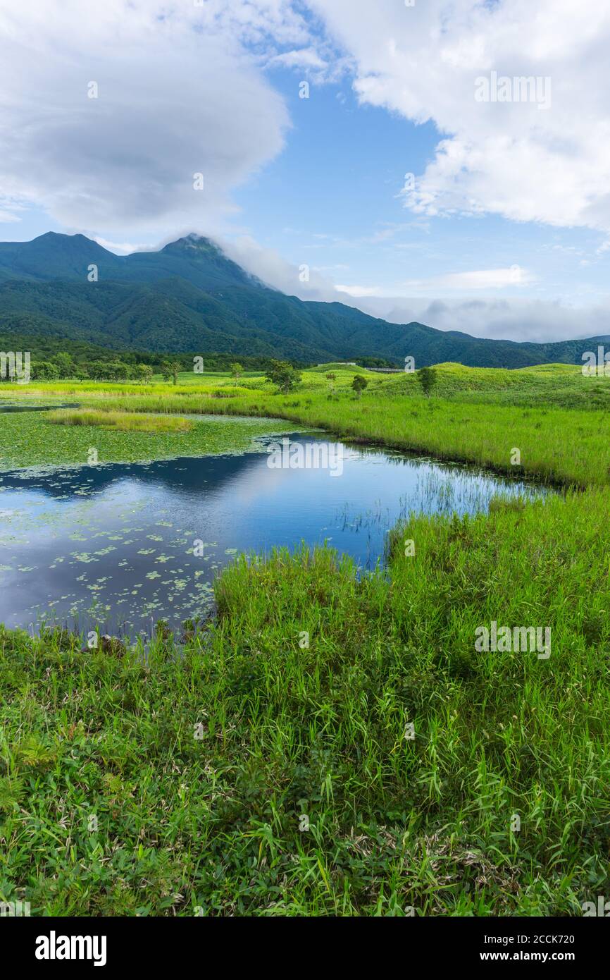 View Of Mountains And Lakes In Shiretoko Five Lakes National Park 知床五湖 In Hokkaido Japan Image Taken In Summer Stock Photo Alamy