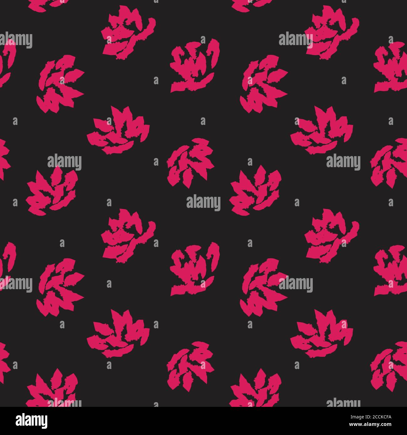 Purple Floral brush strokes seamless pattern background for fashion ...