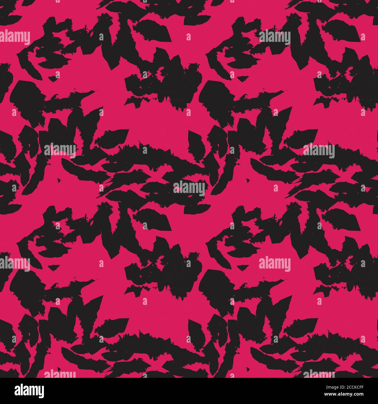 Purple Floral brush strokes seamless pattern background for fashion ...