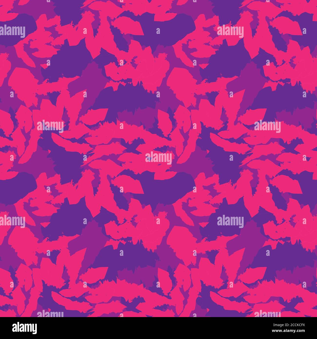 Purple Floral brush strokes seamless pattern background for fashion ...
